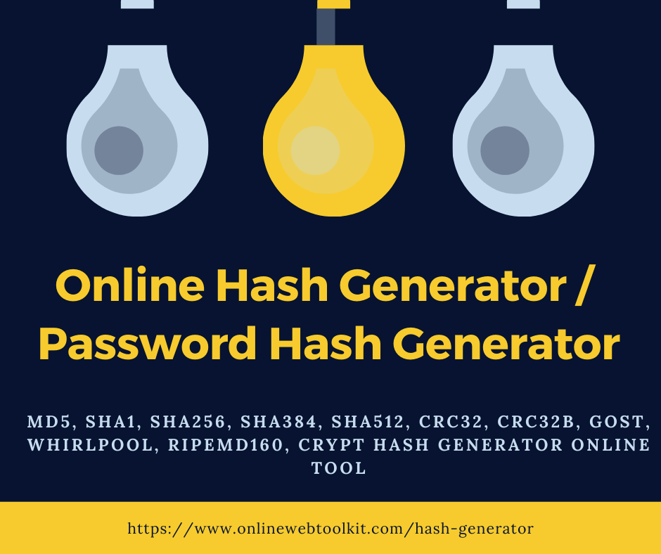 Hash Generator | Hash Generator